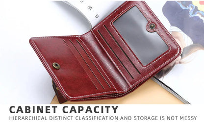 2023 New Mini Women Wallets Free Name Engraving Fashion Small Wallets Zipper PU Leather Quality Female Purse Card Holder Wallet