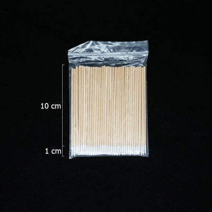 300 Pcs Wooden Cotton Swabs for Nail Polish Removal - Smarsty