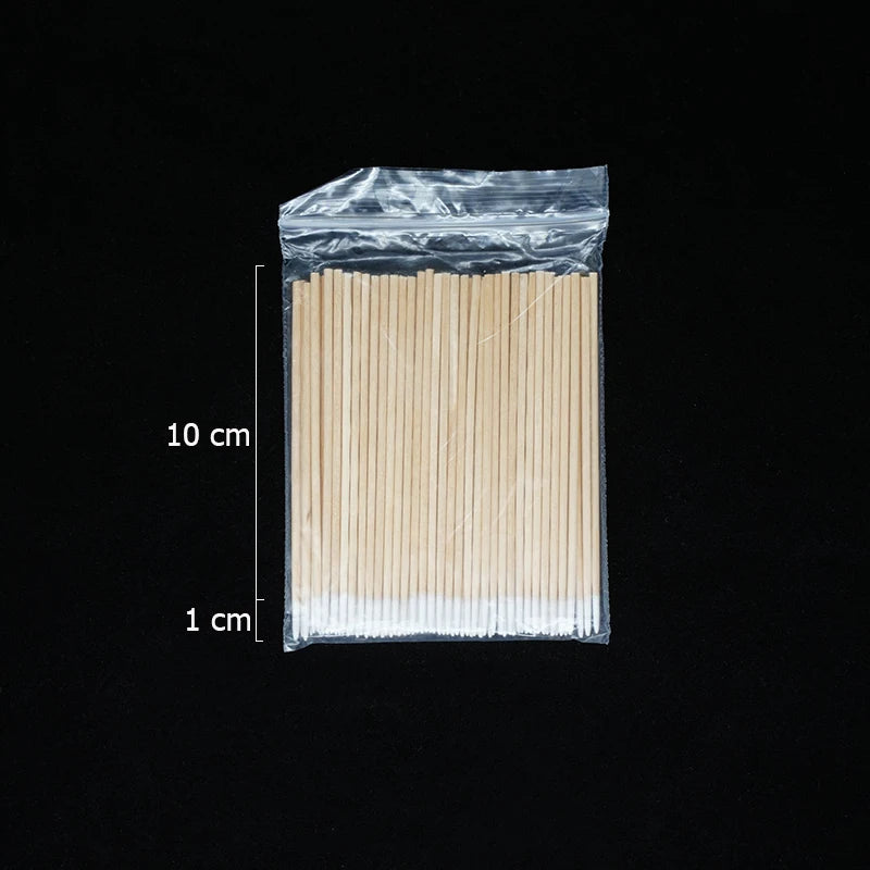 300 Pcs Wooden Cotton Swabs for Nail Polish Removal - Smarsty
