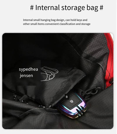 Multifunctional Outdoor Folding Backpack High Density Lightweight Waterproof Nylon Fabric Sports Bag for Camping Hiking Travel - Smarsty