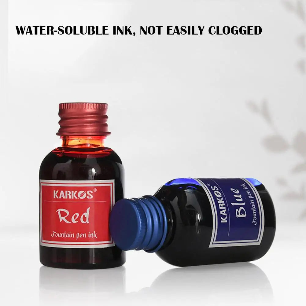 10 Colors 30ML Colorful Fountain Pen Ink Refilling Inks Universal Refill Ink Stationery School Brand New Product School Supplies