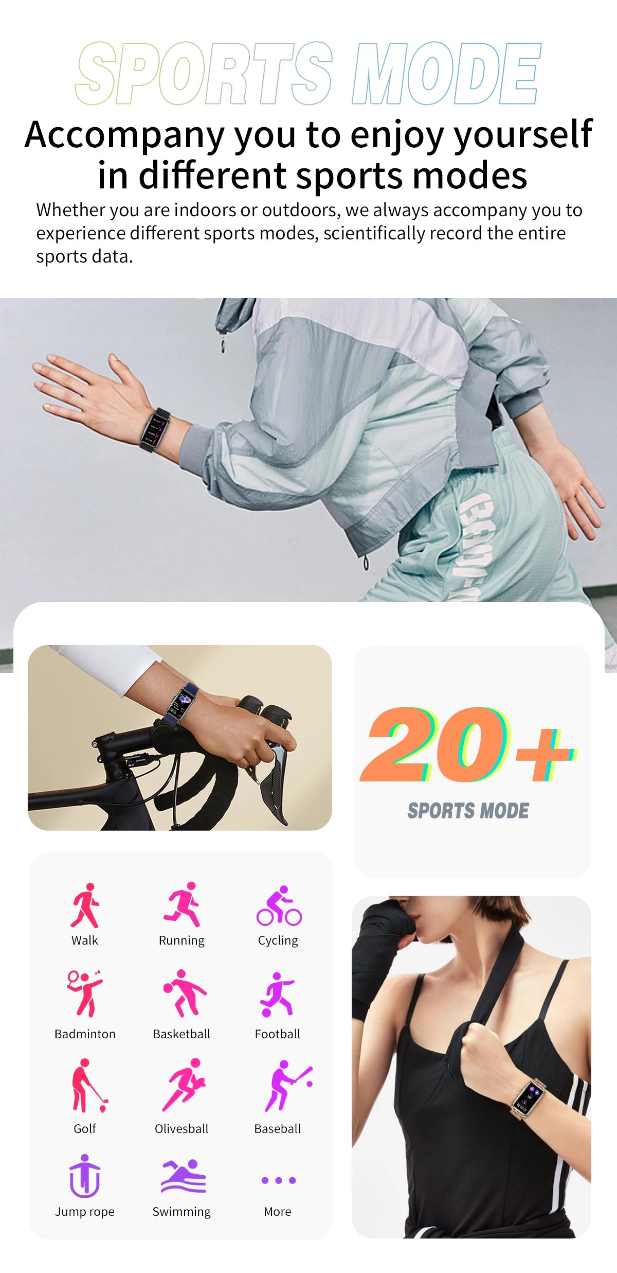 Waterproof Smartwatch for Men and Women with Heart Rate Tracker - Smarsty