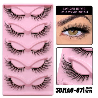 GROINNEYA Winged Cat Eye Faux Mink Lashes - Smarsty