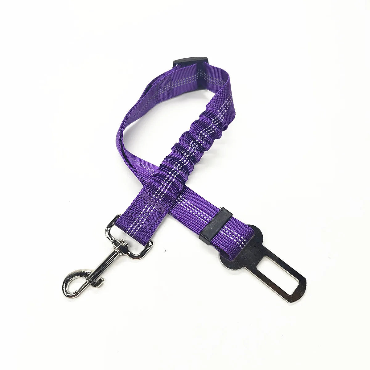 Adjustable Dog Car Seat Belt Harness with Reflective Cushioning - Smarsty