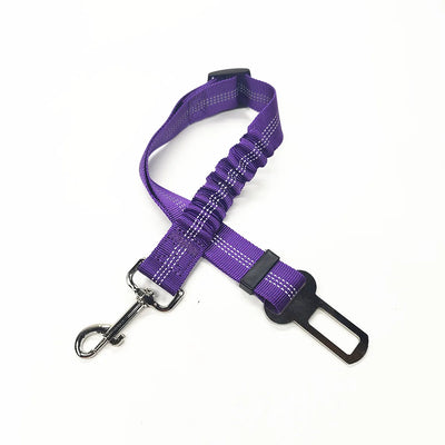 Adjustable Dog Car Seat Belt Harness with Reflective Cushioning - Smarsty