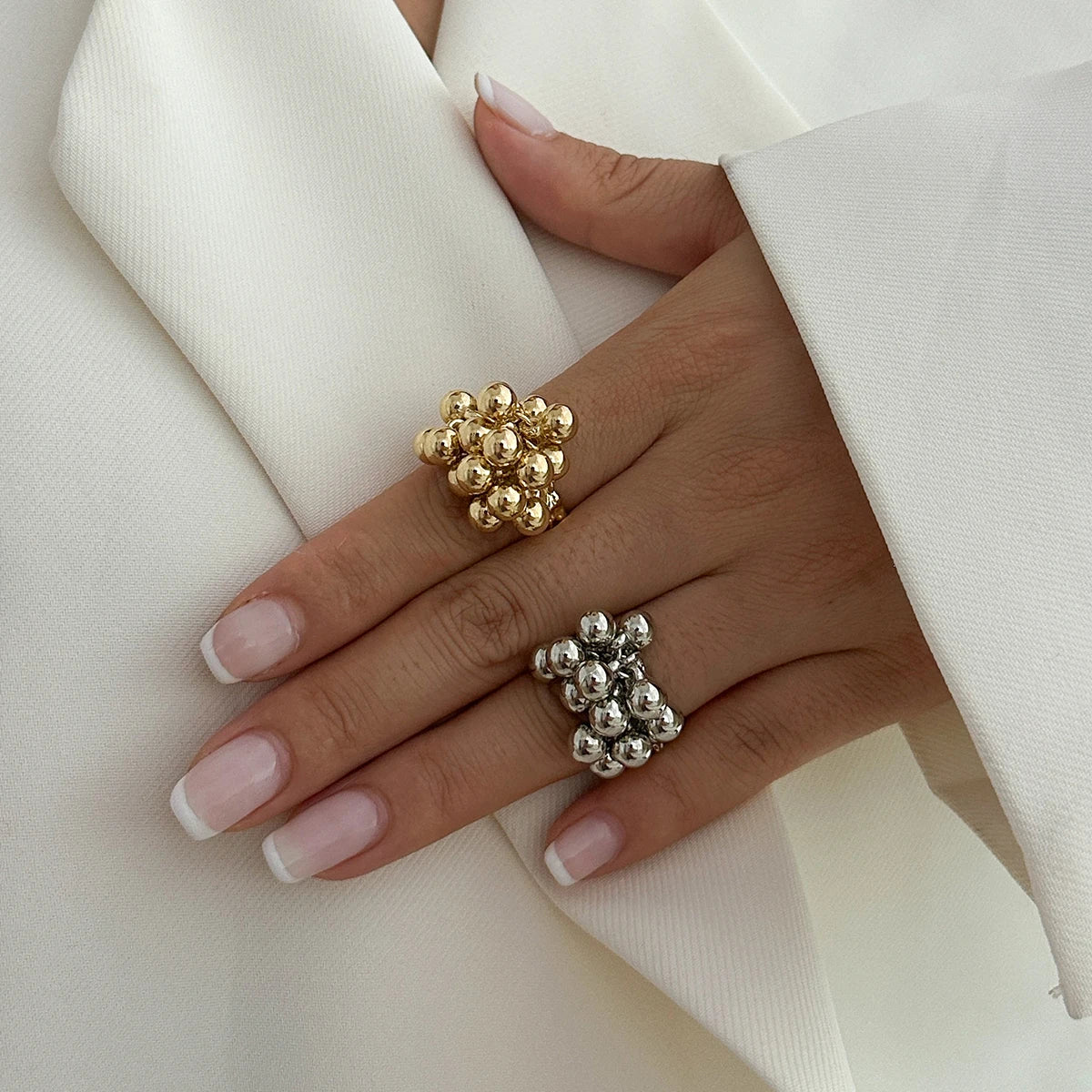 Creative Metal Open Finger Ring for Couples - Smarsty