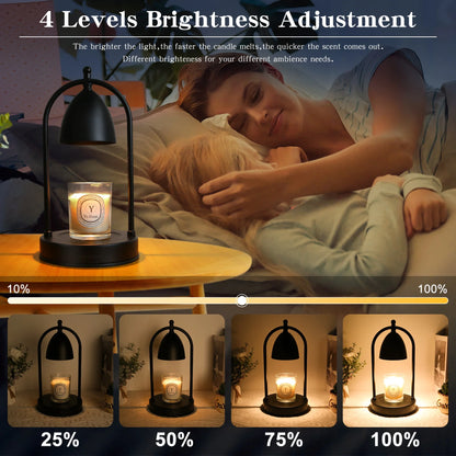 Candle Heating Lamp With Adjustable Height Electric Candle Heating Light with Timer Suitable For Scented Large Cans Of Candles