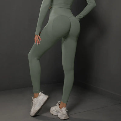 High Waist Yoga Leggings Women Seamless Push Up Sport Leggings Fitness Running Hip Lift Yoga Pants Highly Elastic Gym leggings - Smarsty