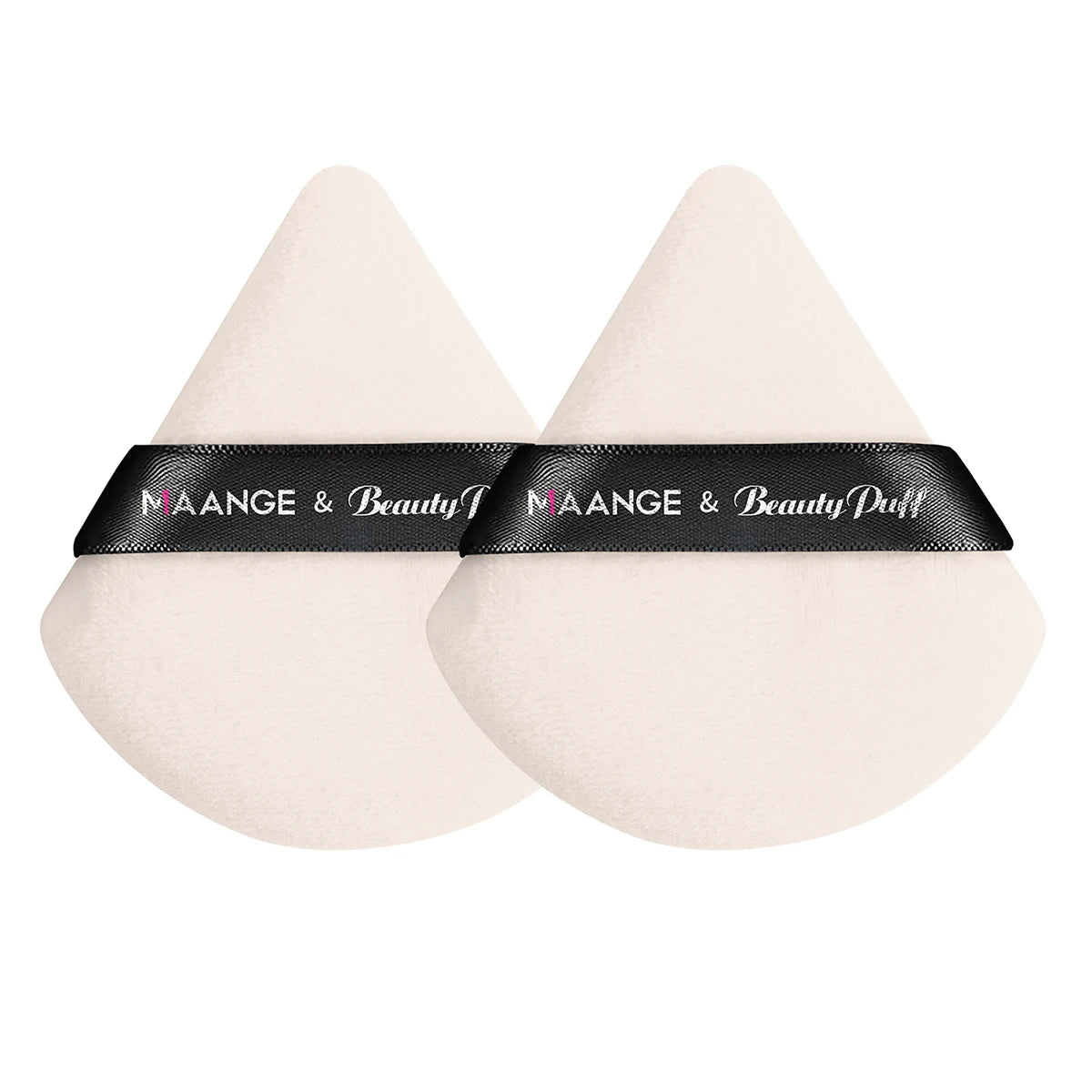 Maange 3Pcs Makeup Brushes and 2Pcs Powder Puffs Set - Smarsty