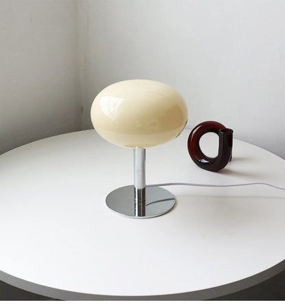 Macaron Glass Table Lamp with Dimming Feature for Bedroom Decor - Smarsty