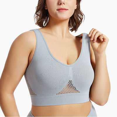Beautiful Back Sports Bra Shockproof Running Fitness Anti-sagging Upper Collection Soft Support High-strength Women's Yoga Vest - Smarsty