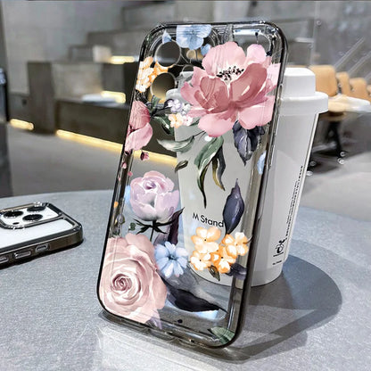 Flower Clear Shockproof iPhone Case - Smarsty