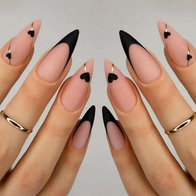Medium Pink Ballerina Press On Nails Set - Smarsty
