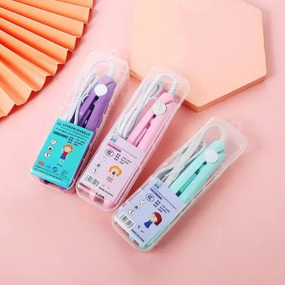 Mini Ceramic Hair Straightener and Curler for Quick Styling - Smarsty