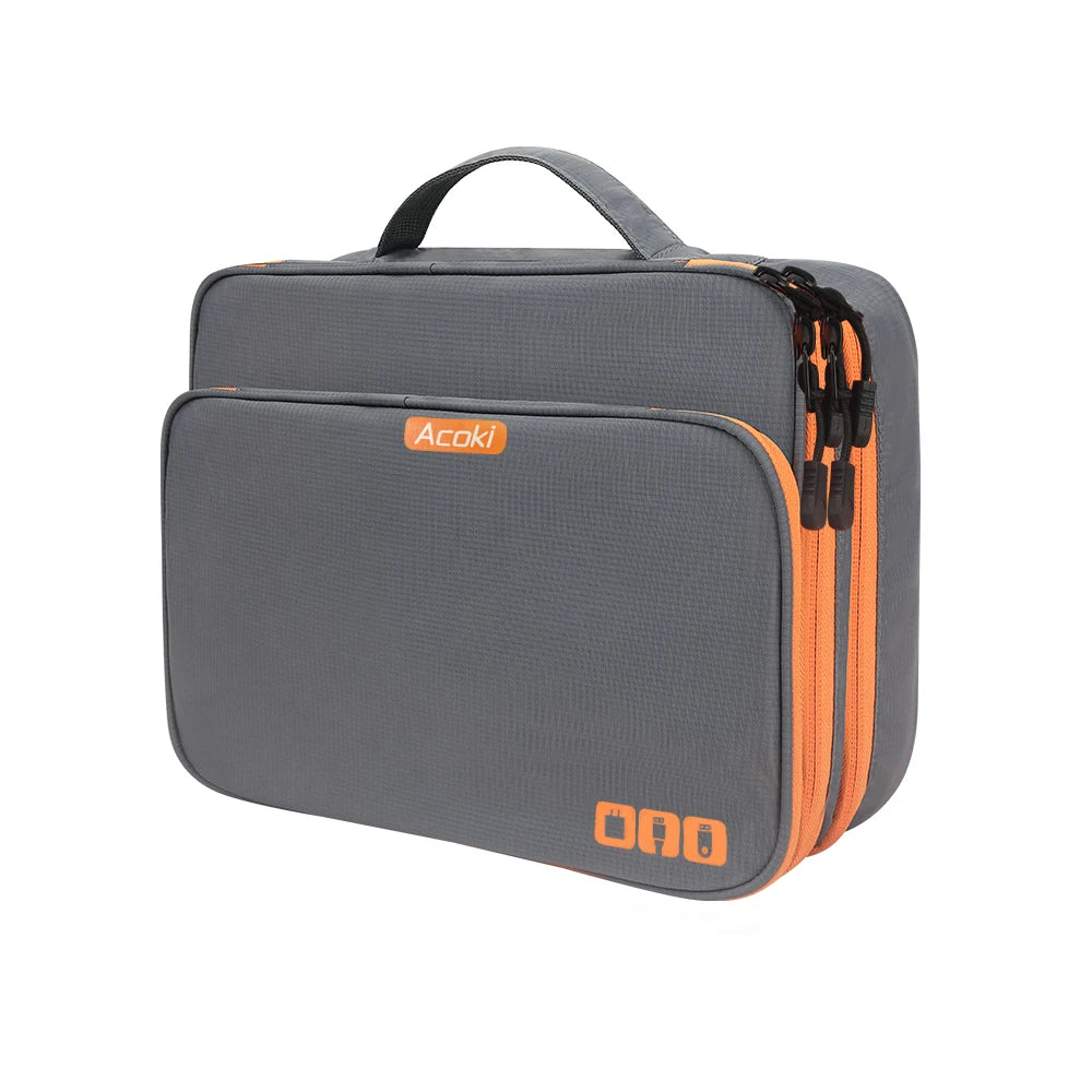 Multi Layer Electronic Accessories Organizer for Travel - Smarsty