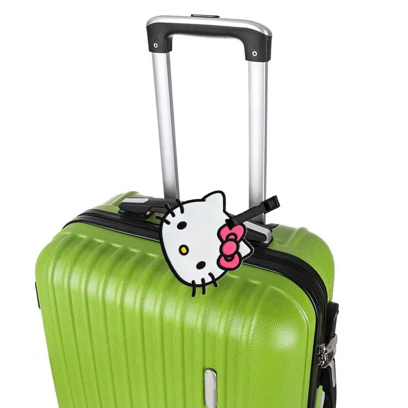 Hello Kitty Luggage Label Cute My Melody Luggage Tag Cartoon Suitcase ID Address Holder Baggage Boarding Portable - Smarsty