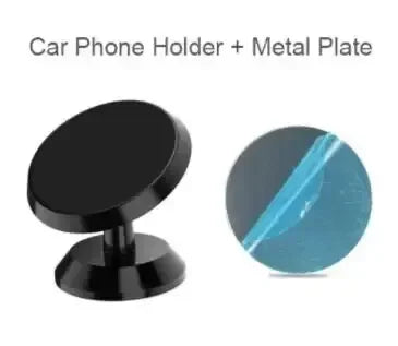 360 Degree Rotation Magnetic Car Phone Holder for iPhone - Smarsty