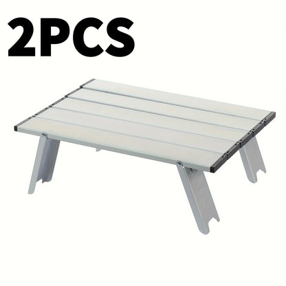 Outdoor Portable Aluminum Alloy Table, Ultra Light Folding Leisure Table, Tent Camping Table, Barbecue Table, Wild Dining Table by Smarsty