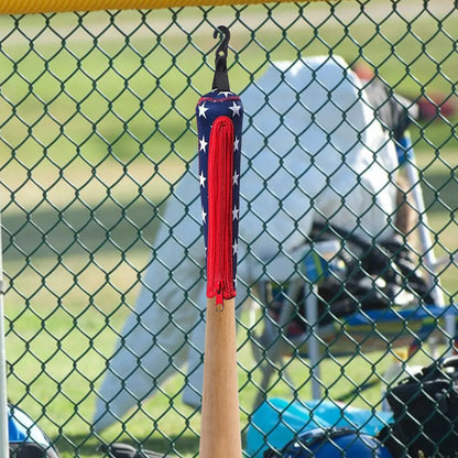Baseball & Softball Handle Cover Cushy Zippered Sleeve Baseball Bat Handle Cover Hook for Hanging on Fence Baseball Accessories