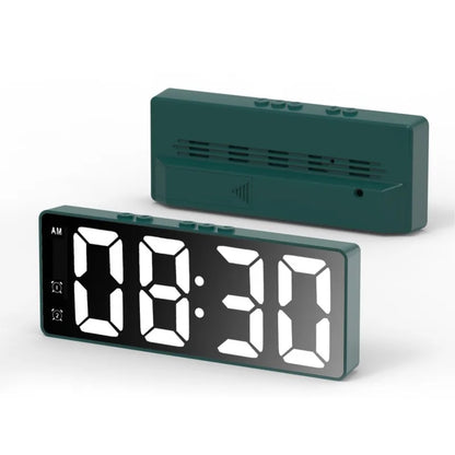 LED Digital Alarm Clock with Voice Control and Dual Snooze - Smarsty