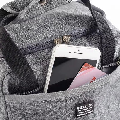 Insulated Portable Lunch Bag For Women Office Tote Compact - Smarsty