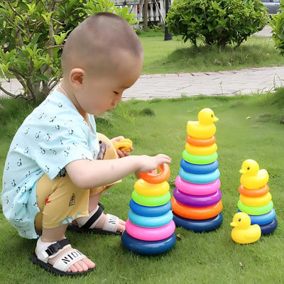 Montessori Baby Toy Rolling Ball Tower Montessori Educational Games For Babies Stacking Track Baby Development Toys 1 2 3 Years - Smarsty