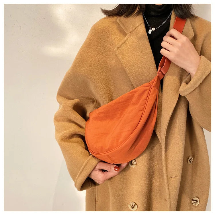 Casual Nylon Crossbody Bag for Women Large Capacity - Smarsty