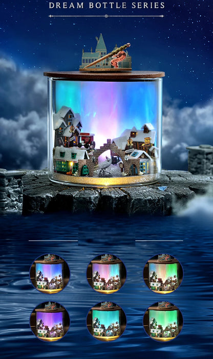 Mini DIY kit for doll house making and assembling room models toys home and bedroom decorations with furniture wooden crafts by Smarsty