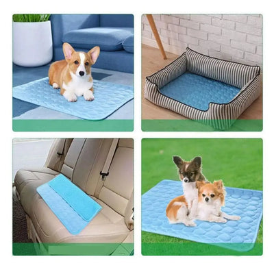 Cooling Summer Dog Mat Breathable Pet Bed Washable - Smarsty
