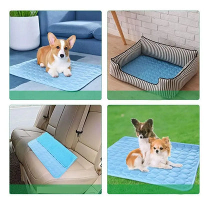 Cooling Summer Dog Mat Breathable Pet Bed Washable - Smarsty