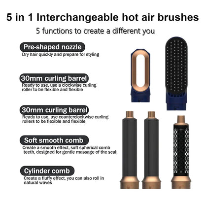 5 In 1 Multi Hair Straightener And Styler Dryer - Smarsty