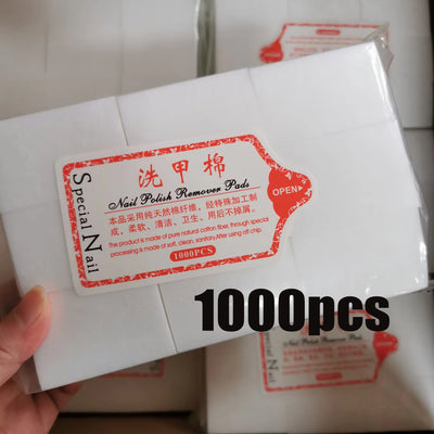 100 Percent Cotton Lint-Free Nail Wipes for Easy Removal - Smarsty
