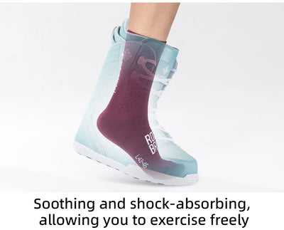 ROCKBROS Cycling Socks Soothing Sport Socks Shock Absorbing Bike Socks Breathable Fabric High Elastic Outdoor Socks A pair - Smarsty