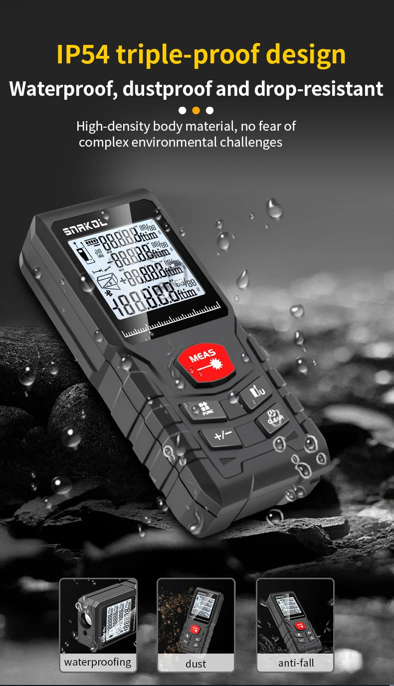 Snakol Laser Distance Meter with High Accuracy Measurement - Smarsty