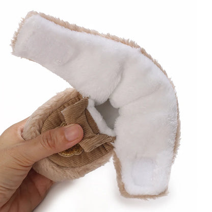 Soft Soled Bear Baby Snow Boots Warm Plush First Walkers - Smarsty
