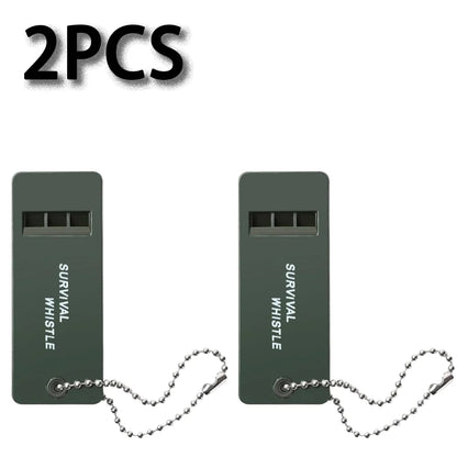 3-Frequency Whistle High Decibel Survival Whistle Outdoor Hiking Camping Whistle 3 Holes Hunting Whistle Emergency Survival Tool by Smarsty