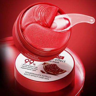 Red Pomegranate Collagen Eye Mask for Dark Circles - Smarsty