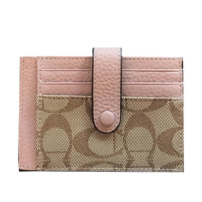 Women Short Small Wallets Fold Card Holder ID Bag Coin Purse Ladies Wallets Anti-degaussing driver's license card holder - Smarsty