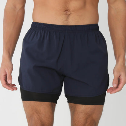 Gym Shorts Men Running Shorts with Liner Pockets Towel Loop Quick Dry Lightweight Workout Men's Breathable Athletic Sport Shorts - Smarsty