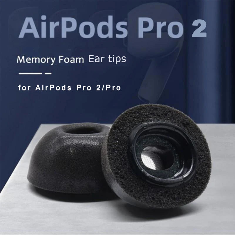 Memory Foam Ear Tips for Apple AirPods Pro 2 - Smarsty