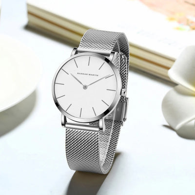 Rose Gold Women's Bracelet Watch with Japan Quartz Movement - Smarsty