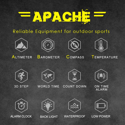 North Edge Men's Waterproof Digital Sports Watch with Altimeter - Smarsty