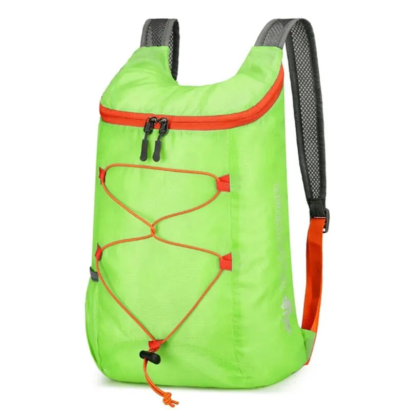 Multifunctional Outdoor Folding Backpack High Density Lightweight Waterproof Nylon Fabric Sports Bag for Camping Hiking Travel - Smarsty
