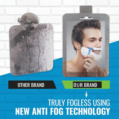Fogless Acrylic Shower Mirror for Easy Shaving - Smarsty