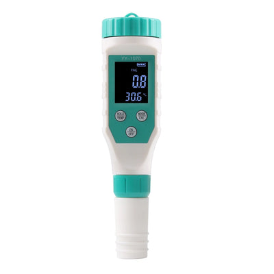 Digital Chlorine PH Tester 7 in 1 Water Quality Analyzer - Smarsty