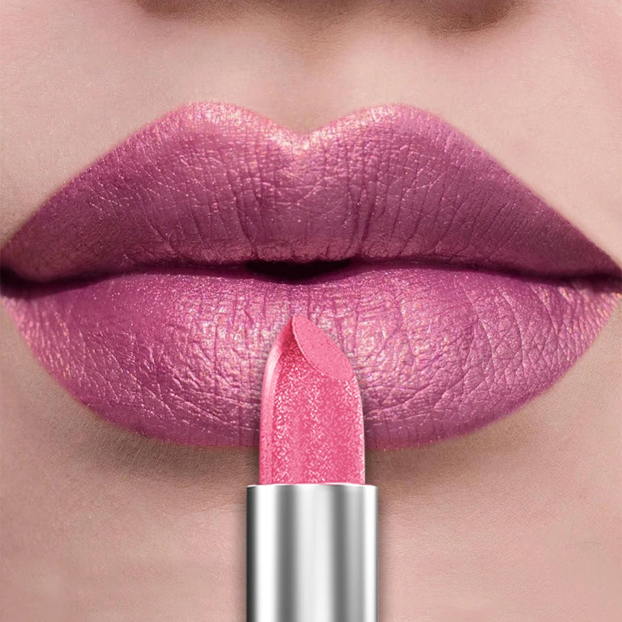 Bold Metallic Lipstick Set for Long Lasting Shine - Smarsty