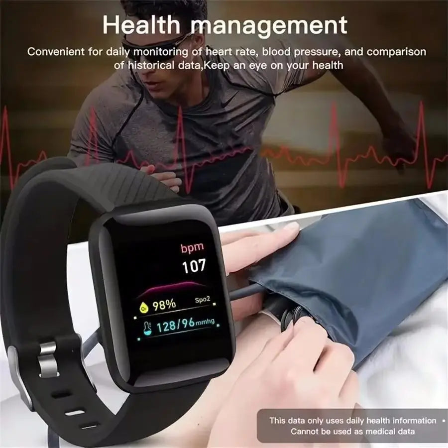 Smartwatch Fitness Tracker with Music Control and Pedometer - Smarsty