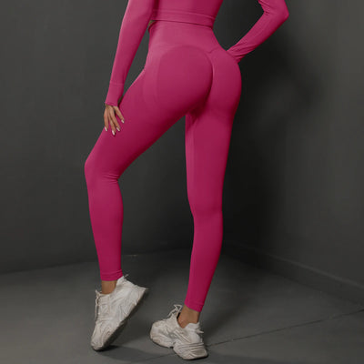 Seamless Gym Leggings Women Yoga Pants Sexy High Waist Booty Lifting Leggings Pants Women Sports Clothing Fitness Wear - Smarsty