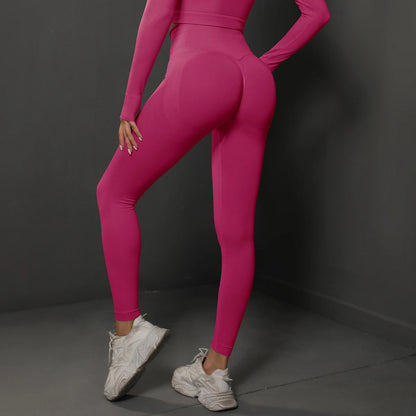 Seamless Gym Leggings Women Yoga Pants Sexy High Waist Booty Lifting Leggings Pants Women Sports Clothing Fitness Wear - Smarsty