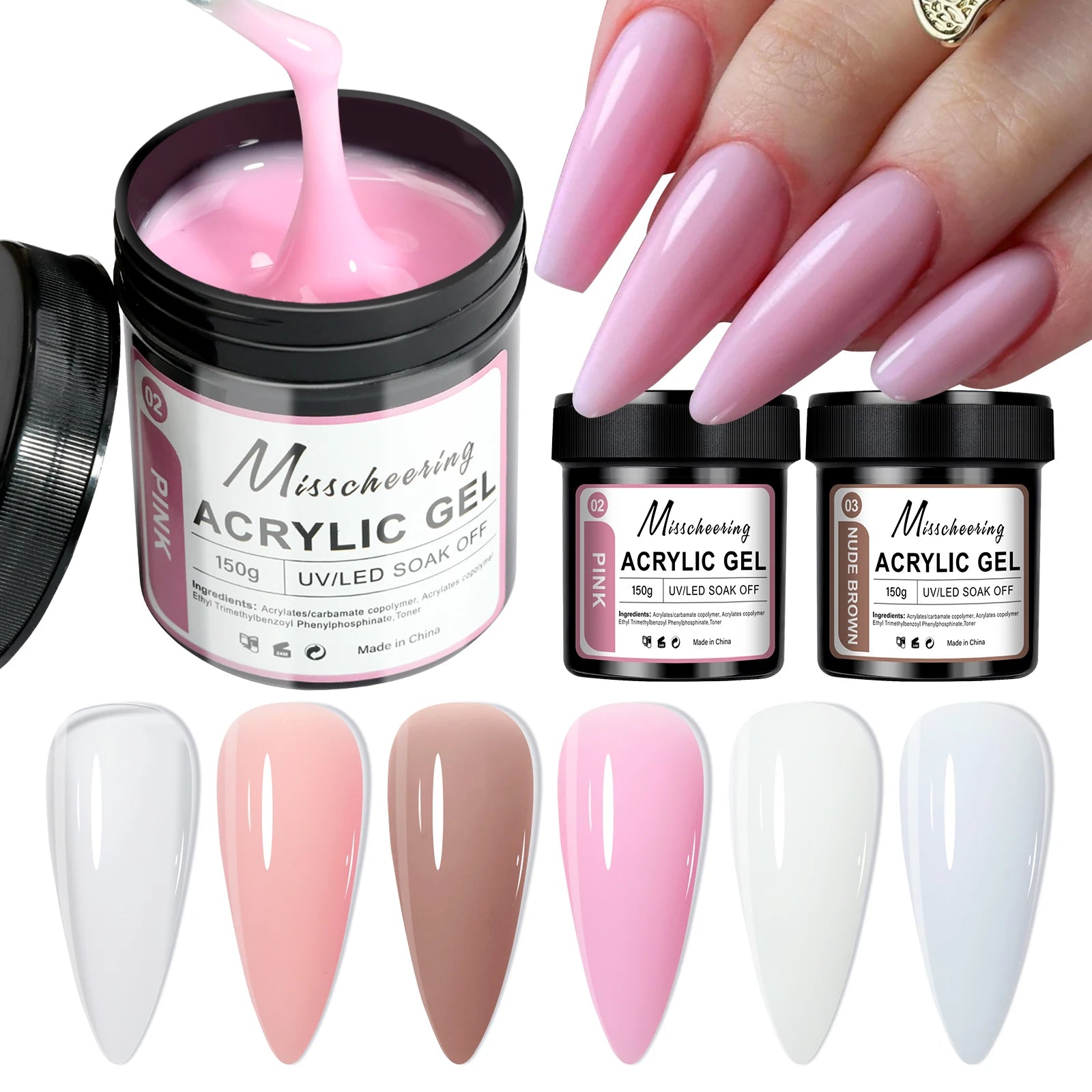 150g Large Capacity Nail Extension Gel for DIY Art - Smarsty